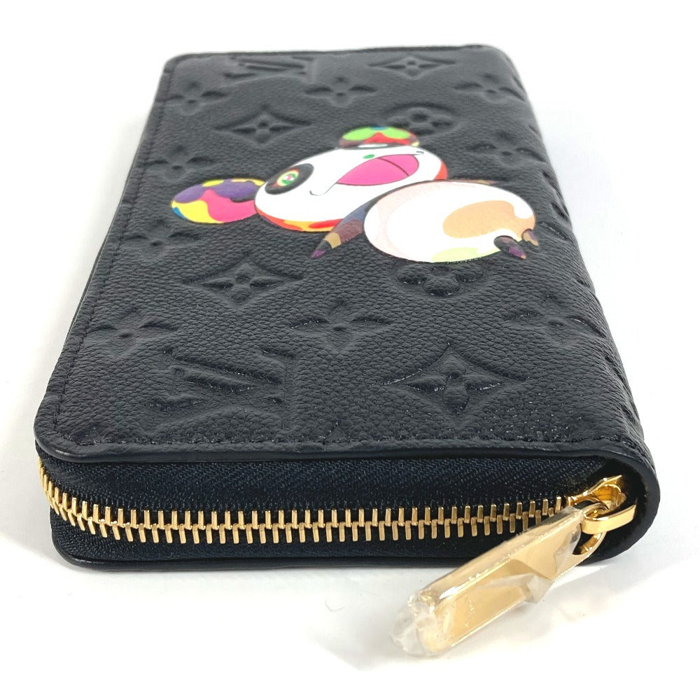 LOUIS VUITTON M14160 日本限定 LV × TM モノグラムアンプラント ジッピー・ウォレット 村上隆 パンダ ラウンドファスナー 長財布 モノグラムアンプラントレザー ユニセックス ノワール ブラック