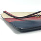 GUCCI 476077 BEE Border Pearl and Rhinestone Bag Pouch Clutch Bag Leather Unisex Red