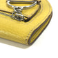 HERMES In the Loop Compact Wallet, Bifold Wallet, Coin Case, Leather, Unisex, Yellow