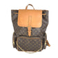 LOUIS VUITTON M44658 Monogram Trio Backpack, Virgil Abloh Chain Backpack, Monogram Canvas, Unisex, Brown