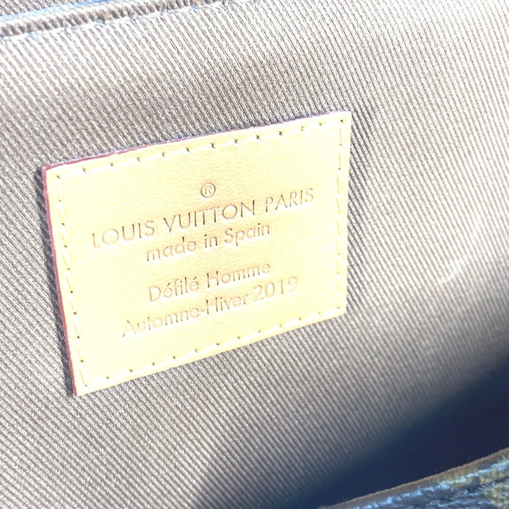 LOUIS VUITTON M44658 Monogram Trio Backpack, Virgil Abloh Chain Backpack, Monogram Canvas, Unisex, Brown