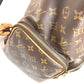 LOUIS VUITTON M44658 Monogram Trio Backpack, Virgil Abloh Chain Backpack, Monogram Canvas, Unisex, Brown