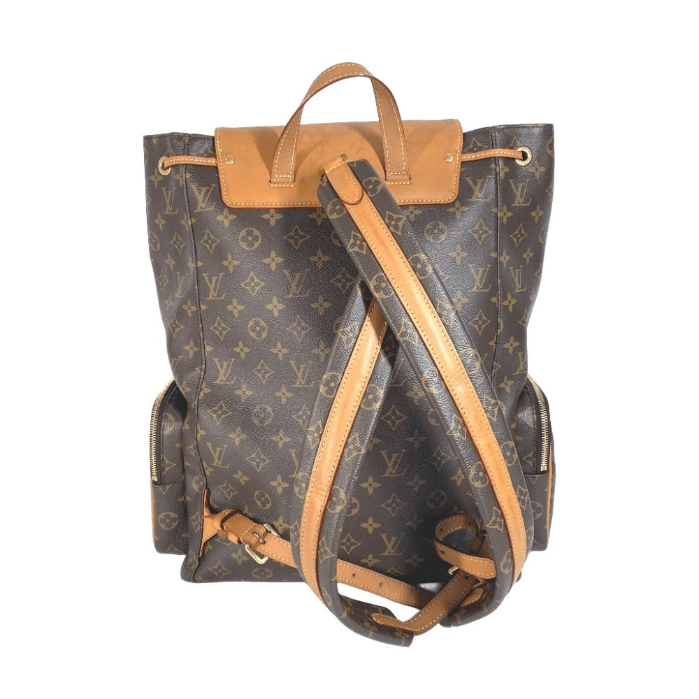 LOUIS VUITTON M44658 Monogram Trio Backpack, Virgil Abloh Chain Backpack, Monogram Canvas, Unisex, Brown
