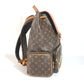 LOUIS VUITTON M44658 Monogram Trio Backpack, Virgil Abloh Chain Backpack, Monogram Canvas, Unisex, Brown