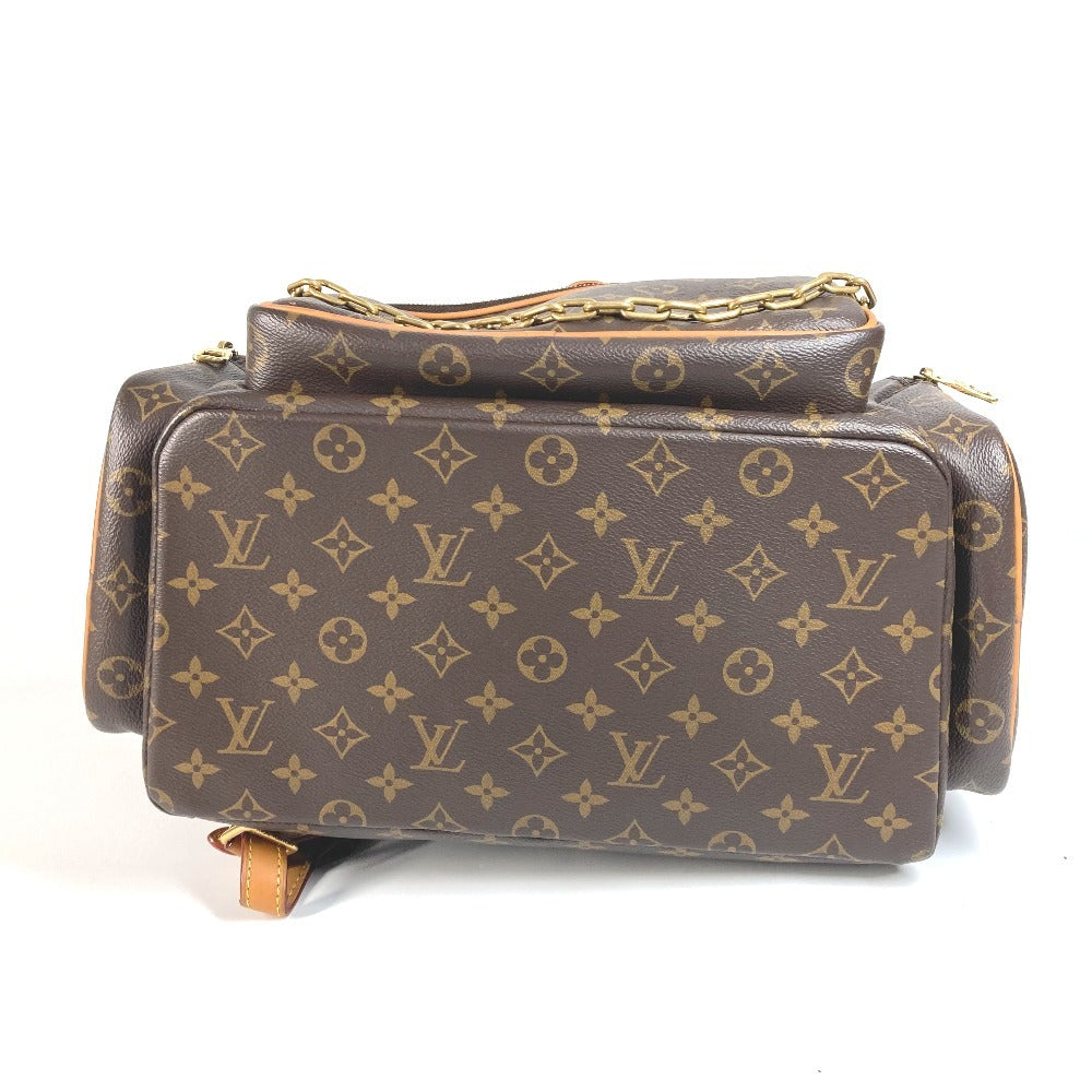 LOUIS VUITTON M44658 Monogram Trio Backpack, Virgil Abloh Chain Backpack, Monogram Canvas, Unisex, Brown