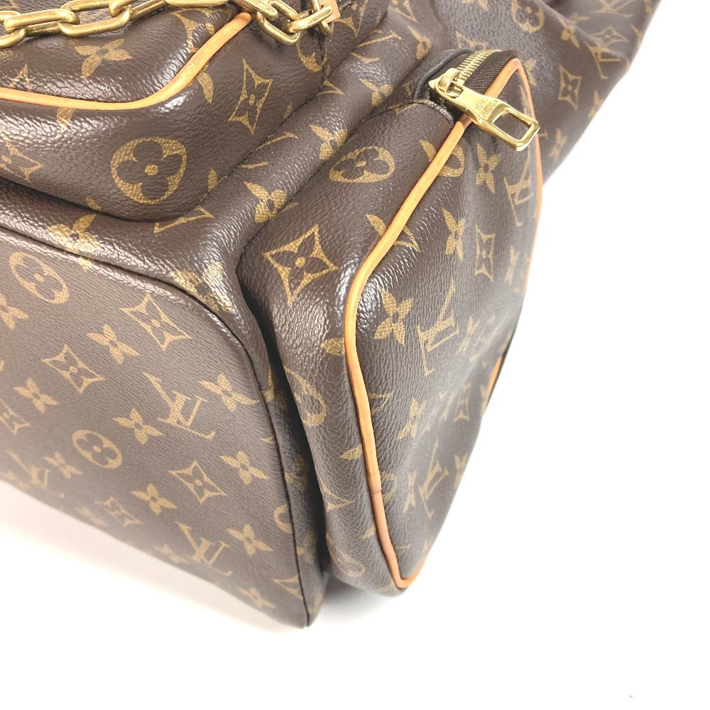 LOUIS VUITTON M44658 Monogram Trio Backpack, Virgil Abloh Chain Backpack, Monogram Canvas, Unisex, Brown