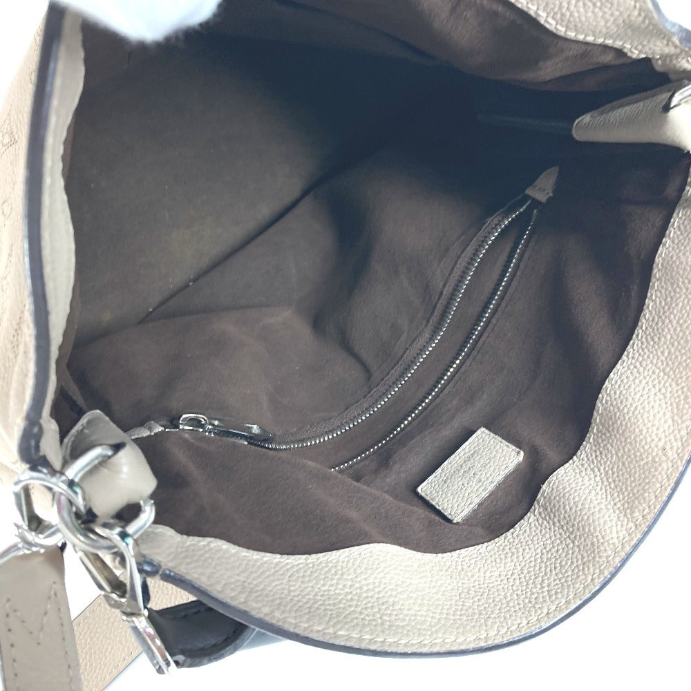 LOUIS VUITTON M50032 Monogram Mahina Babylon PM Tote Bag, 2-Way Shoulder Bag, Monogram Mahina Leather, Women's, Galle, Beige