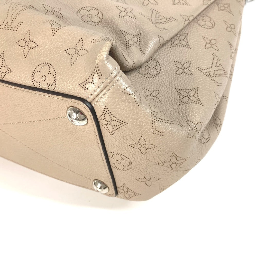 LOUIS VUITTON M50032 Monogram Mahina Babylon PM Tote Bag, 2-Way Shoulder Bag, Monogram Mahina Leather, Women's, Galle, Beige