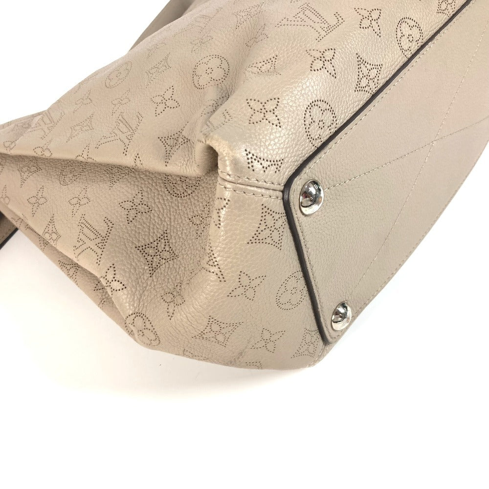 LOUIS VUITTON M50032 Monogram Mahina Babylon PM Tote Bag, 2-Way Shoulder Bag, Monogram Mahina Leather, Women's, Galle, Beige