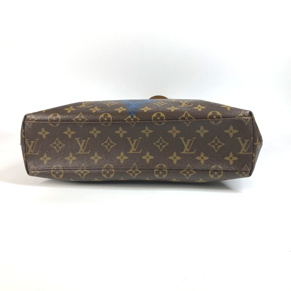 LOUIS VUITTON M50147 Monogram V-Line Cabas NS Shoulder Tote Bag, Vertical Tote, Monogram Canvas, Unisex, Brown