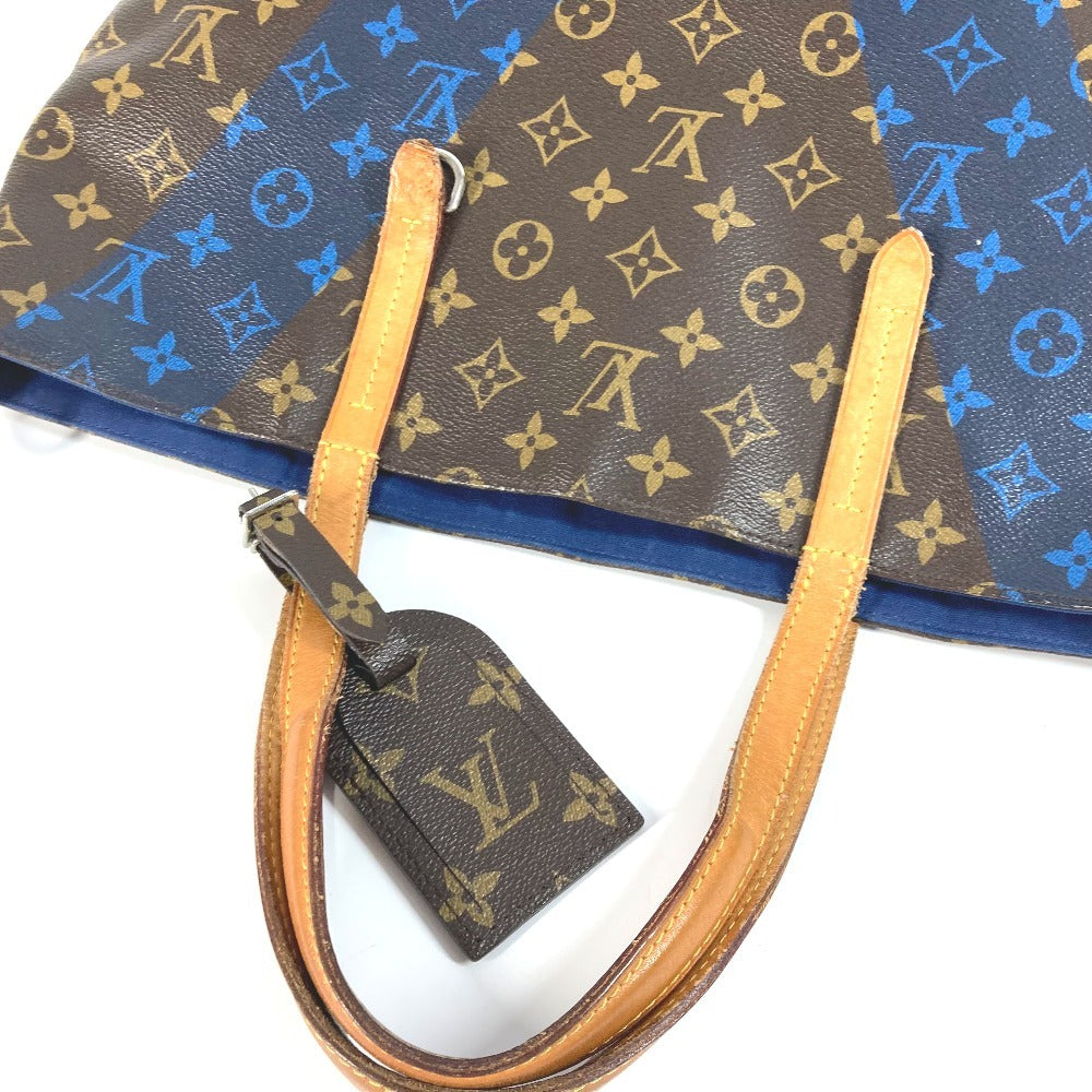 LOUIS VUITTON M50147 Monogram V-Line Cabas NS Shoulder Tote Bag, Vertical Tote, Monogram Canvas, Unisex, Brown