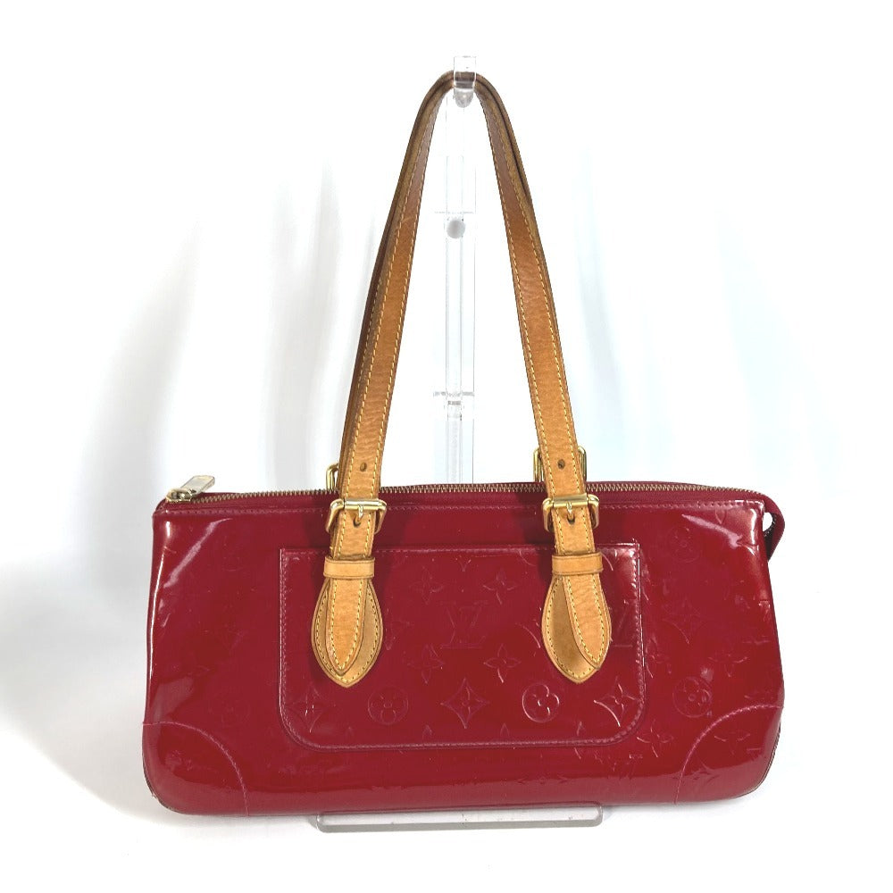 LOUIS VUITTON M93507 Monogram Vernis Rosewood Avenue Shoulder Bag in Monogram Vernis Canvas, Women's, Pomme d'Amour, Red