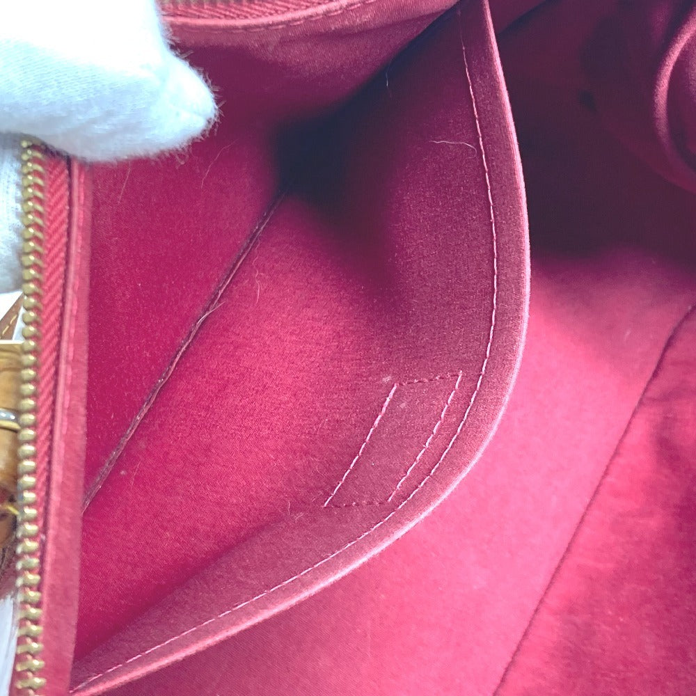 LOUIS VUITTON M93507 Monogram Vernis Rosewood Avenue Shoulder Bag in Monogram Vernis Canvas, Women's, Pomme d'Amour, Red