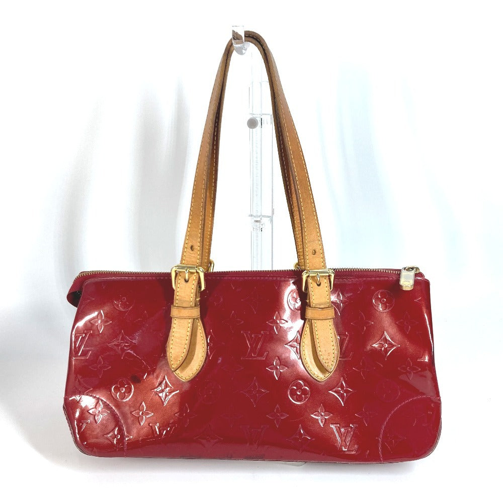 LOUIS VUITTON M93507 Monogram Vernis Rosewood Avenue Shoulder Bag in Monogram Vernis Canvas, Women's, Pomme d'Amour, Red