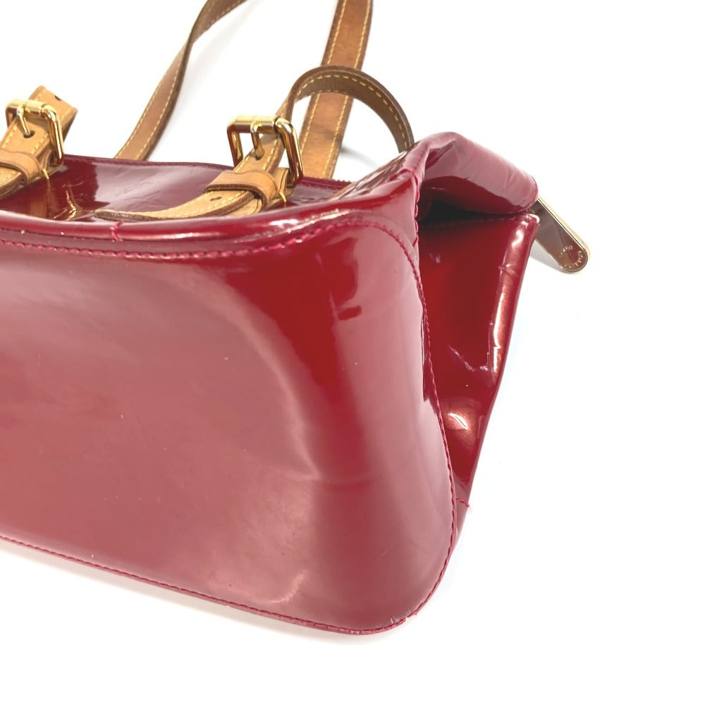 LOUIS VUITTON M93507 Monogram Vernis Rosewood Avenue Shoulder Bag in Monogram Vernis Canvas, Women's, Pomme d'Amour, Red