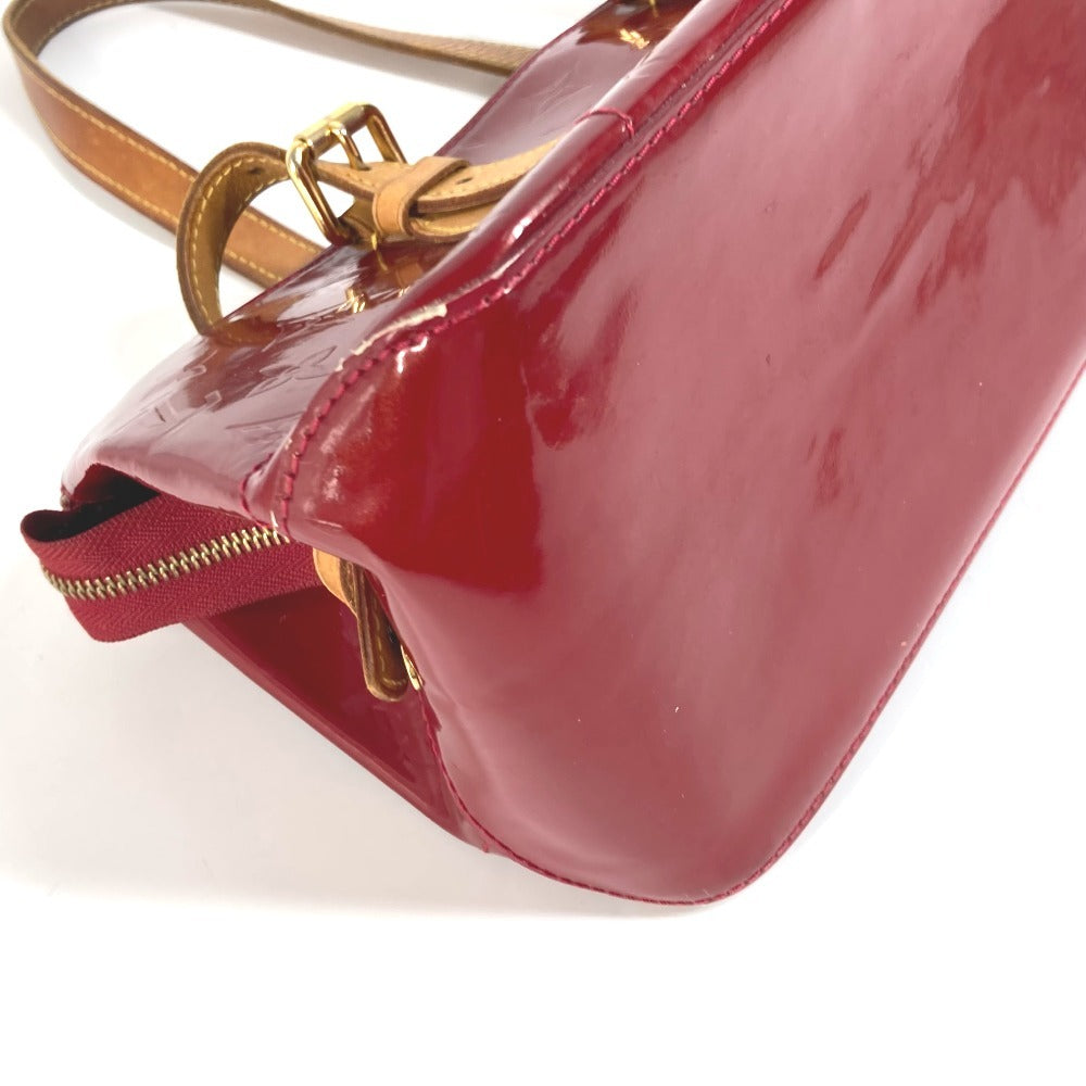 LOUIS VUITTON M93507 Monogram Vernis Rosewood Avenue Shoulder Bag in Monogram Vernis Canvas, Women's, Pomme d'Amour, Red