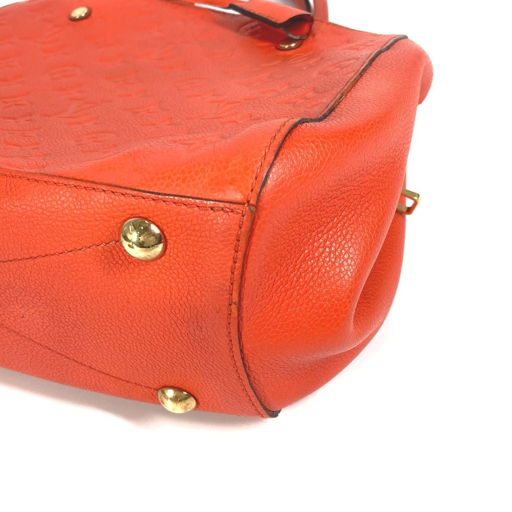 LOUIS VUITTON M50093 Monogram Empreinte Montaigne BB Tote Bag, 2-Way Bag, Shoulder Bag, Crossbody Bag, Handbag, Monogram Empreinte Leather, Women's, Apricot Orange