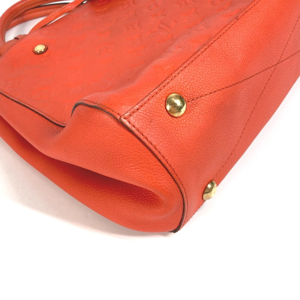LOUIS VUITTON M50093 Monogram Empreinte Montaigne BB Tote Bag, 2-Way Bag, Shoulder Bag, Crossbody Bag, Handbag, Monogram Empreinte Leather, Women's, Apricot Orange