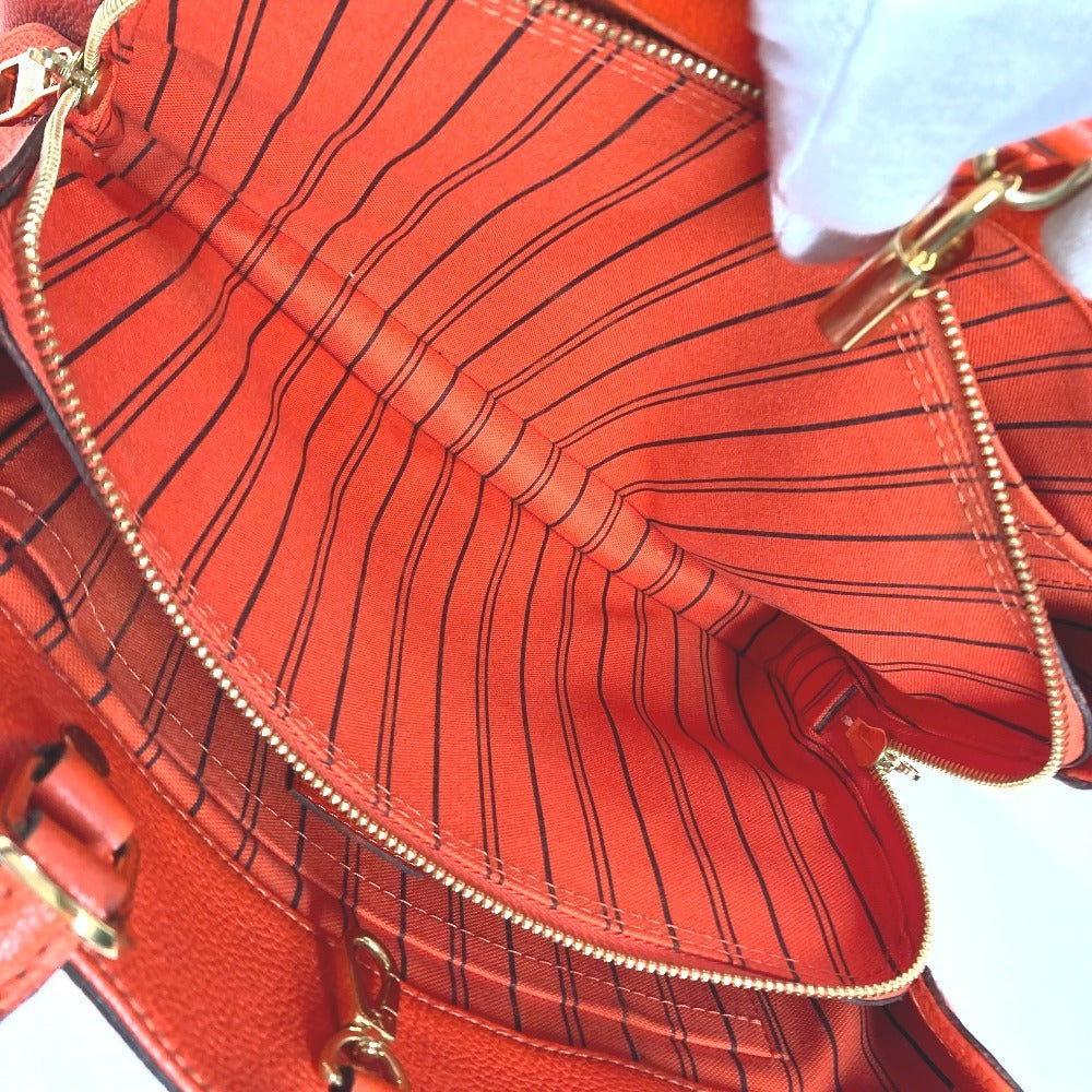 LOUIS VUITTON M50093 Monogram Empreinte Montaigne BB Tote Bag, 2-Way Bag, Shoulder Bag, Crossbody Bag, Handbag, Monogram Empreinte Leather, Women's, Apricot Orange