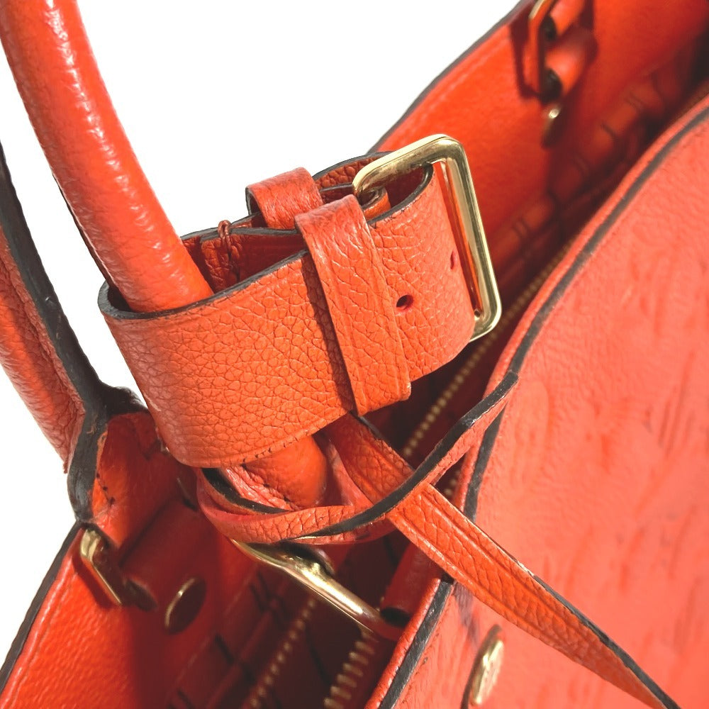 LOUIS VUITTON M50093 Monogram Empreinte Montaigne BB Tote Bag, 2-Way Bag, Shoulder Bag, Crossbody Bag, Handbag, Monogram Empreinte Leather, Women's, Apricot Orange
