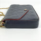 LOUIS VUITTON M64099 モノグラムアンプラント ポシェット・フェリシー チェーン カバン 肩掛け 斜め掛け 長財布 チェーンウォレット ショルダーバッグ モノグラムアンプラントレザー レディース ネイビー