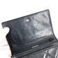 CHANEL Cambon CC Coco Mark Logo Compact Wallet, Leather, Women's, Black