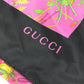 GUCCI 555181 Flora Floral Print Hoodie, Nylon Poncho, Pink, Women's