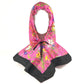 GUCCI 555181 Flora Floral Print Hoodie, Nylon Poncho, Pink, Women's