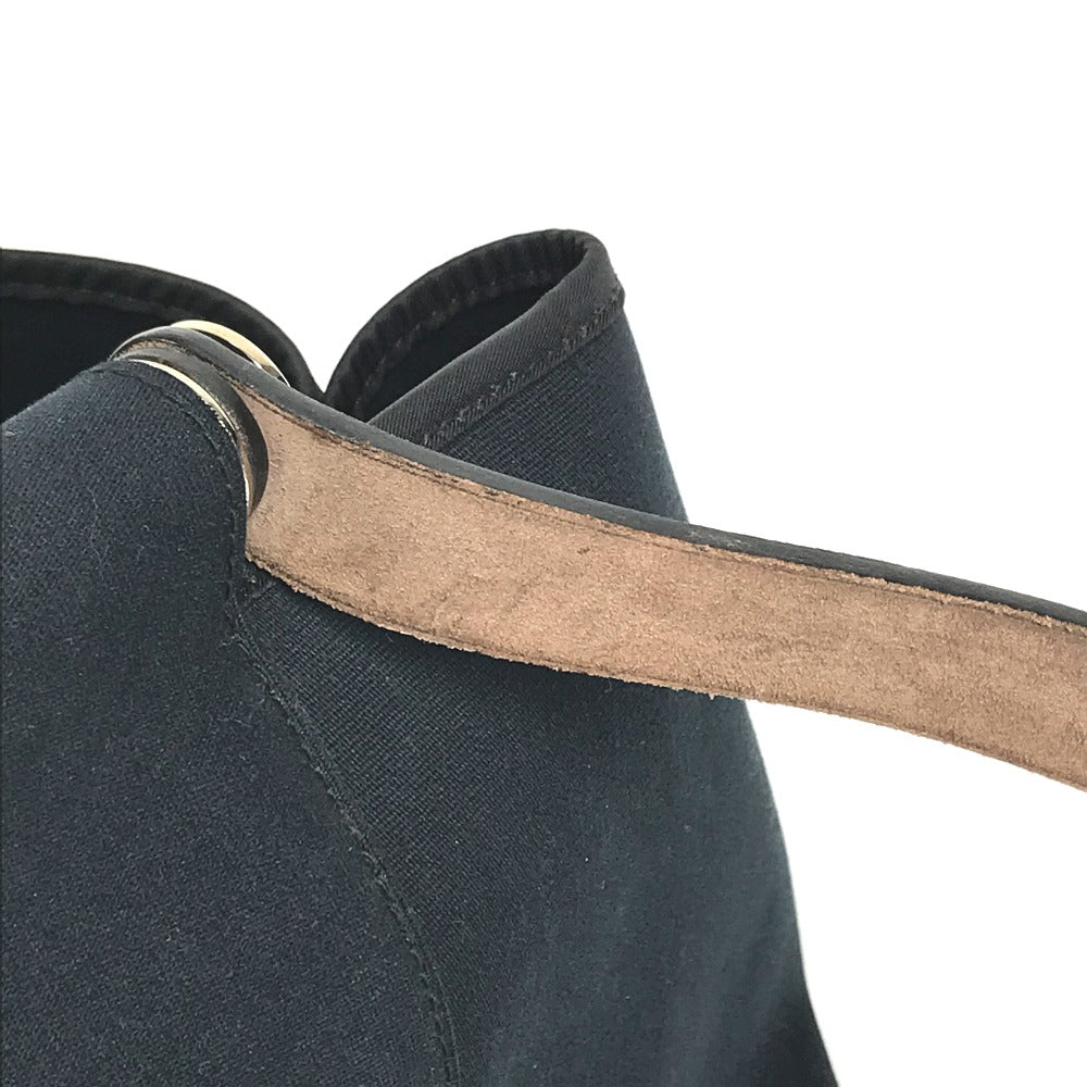 HERMES カバックエランPM カバックエラン PM ショルダーバッグ カバン 肩掛け トートバッグ レザー/キャンバス レディース ダークネイビー