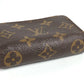 LOUIS VUITTON M61540 Monogram Multicart Business Card Case, Pass Case, Coin Purse, Round Zipper Card Case, Monogram Canvas, Unisex, Poppy Petal, Brown