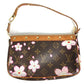 LOUIS VUITTON M92006 モノグラムチェリーブロッサム 村上隆 ポシェットアクセソワール ミニハンドバッグ ショルダーバッグ アクセサリーポーチ カバン ハンドバッグ モノグラムチェリーブロッサムキャンバス レディース ブラウン