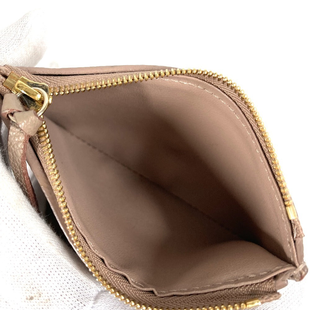 LOUIS VUITTON M63529 Monogram Empreinte Portefeuille Victorine Compact Wallet, Tri-fold Wallet, Monogram Empreinte Leather, Unisex, Vison Beige