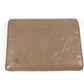 LOUIS VUITTON M63529 Monogram Empreinte Portefeuille Victorine Compact Wallet, Tri-fold Wallet, Monogram Empreinte Leather, Unisex, Vison Beige