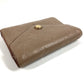 LOUIS VUITTON M63529 Monogram Empreinte Portefeuille Victorine Compact Wallet, Tri-fold Wallet, Monogram Empreinte Leather, Unisex, Vison Beige