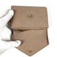 LOUIS VUITTON M63529 Monogram Empreinte Portefeuille Victorine Compact Wallet, Tri-fold Wallet, Monogram Empreinte Leather, Unisex, Vison Beige