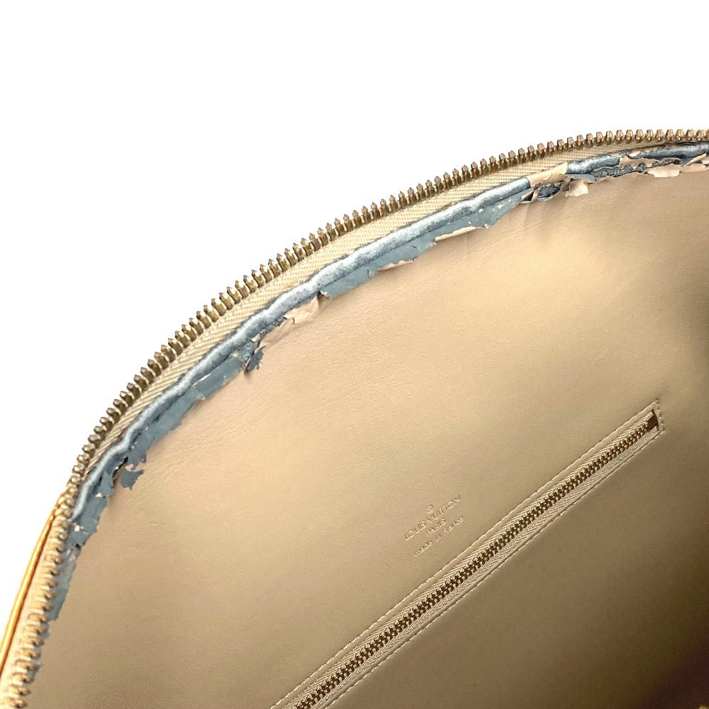 LOUIS VUITTON M91000 モノグラムヴェルニ マーサー カバン トラベルバッグ 旅行バッグ ボストンバッグ モノグラムヴェルニキャンバス ユニセックス ベージュ