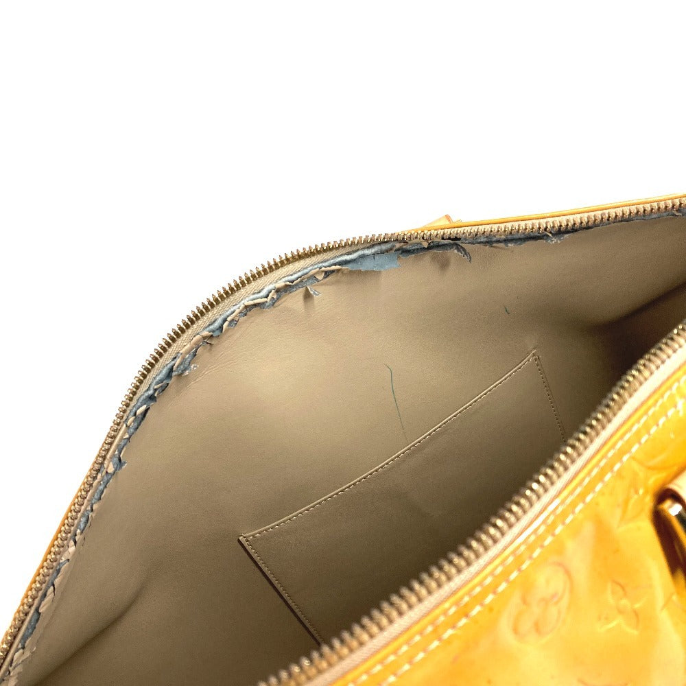 LOUIS VUITTON M91000 モノグラムヴェルニ マーサー カバン トラベルバッグ 旅行バッグ ボストンバッグ モノグラムヴェルニキャンバス ユニセックス ベージュ