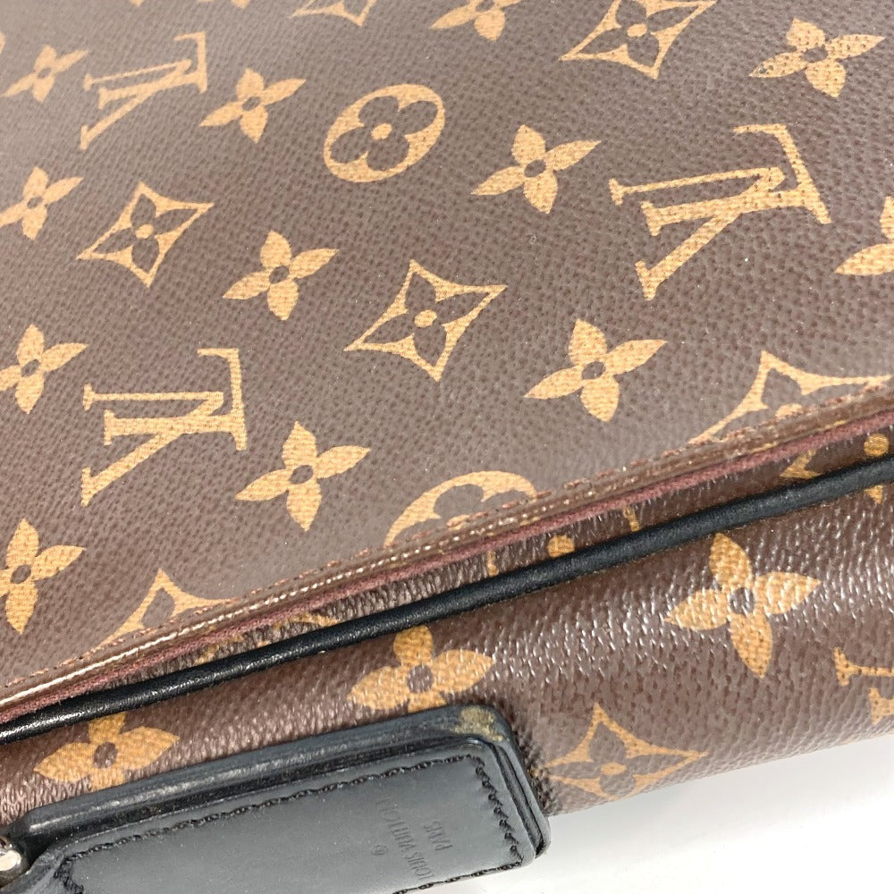 LOUIS VUITTON M40935 モノグラムマカサー ディストリクト PM ディストリクトPM カバン フラップ 斜め掛け メッセンジャーバッグ ショルダーバッグ モノグラムマカサーキャンバス ユニセックス ブラウン