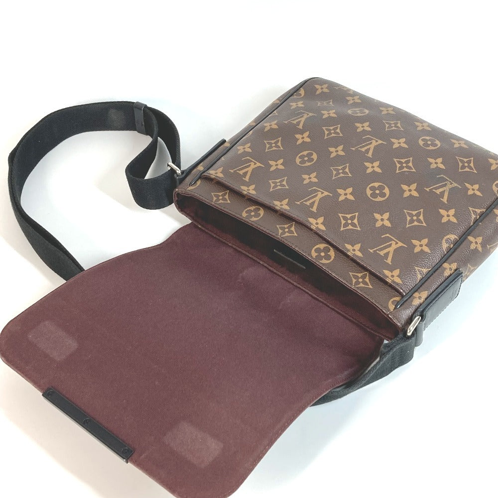 LOUIS VUITTON M40935 モノグラムマカサー ディストリクト PM ディストリクトPM カバン フラップ 斜め掛け メッセンジャーバッグ ショルダーバッグ モノグラムマカサーキャンバス ユニセックス ブラウン