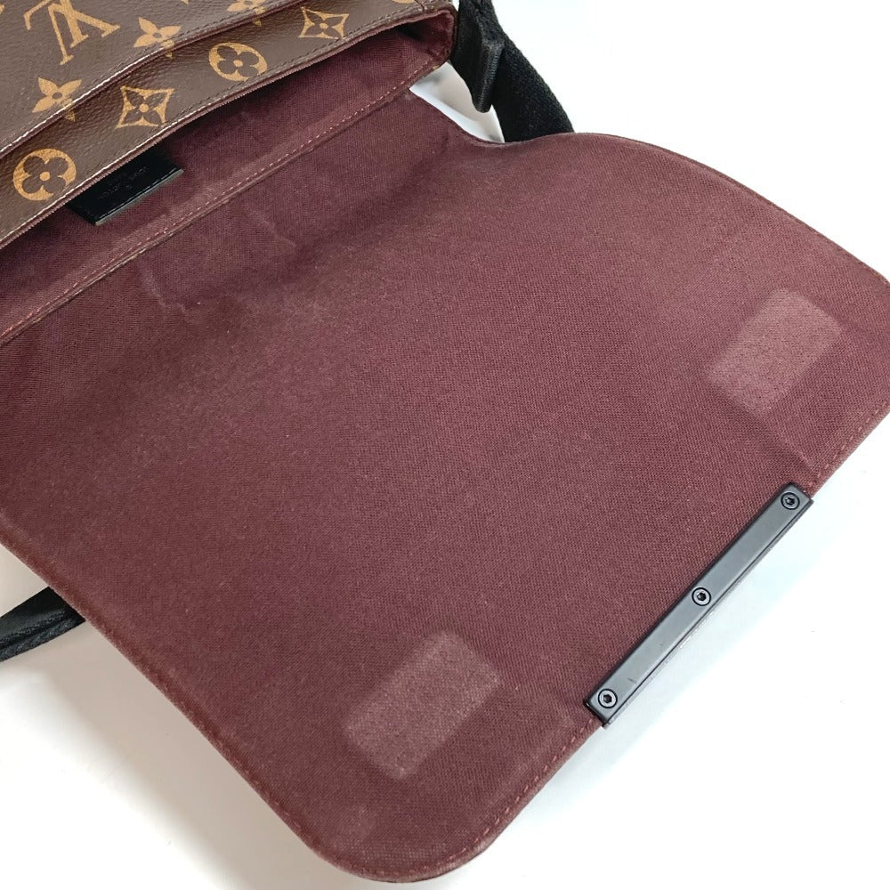 LOUIS VUITTON M40935 モノグラムマカサー ディストリクト PM ディストリクトPM カバン フラップ 斜め掛け メッセンジャーバッグ ショルダーバッグ モノグラムマカサーキャンバス ユニセックス ブラウン
