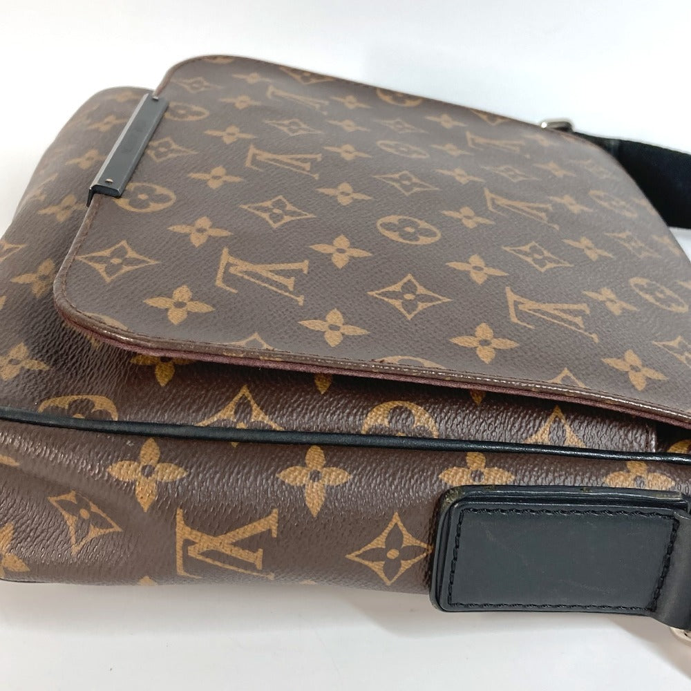 LOUIS VUITTON M40935 モノグラムマカサー ディストリクト PM ディストリクトPM カバン フラップ 斜め掛け メッセンジャーバッグ ショルダーバッグ モノグラムマカサーキャンバス ユニセックス ブラウン