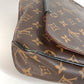 LOUIS VUITTON M40935 モノグラムマカサー ディストリクト PM ディストリクトPM カバン フラップ 斜め掛け メッセンジャーバッグ ショルダーバッグ モノグラムマカサーキャンバス ユニセックス ブラウン