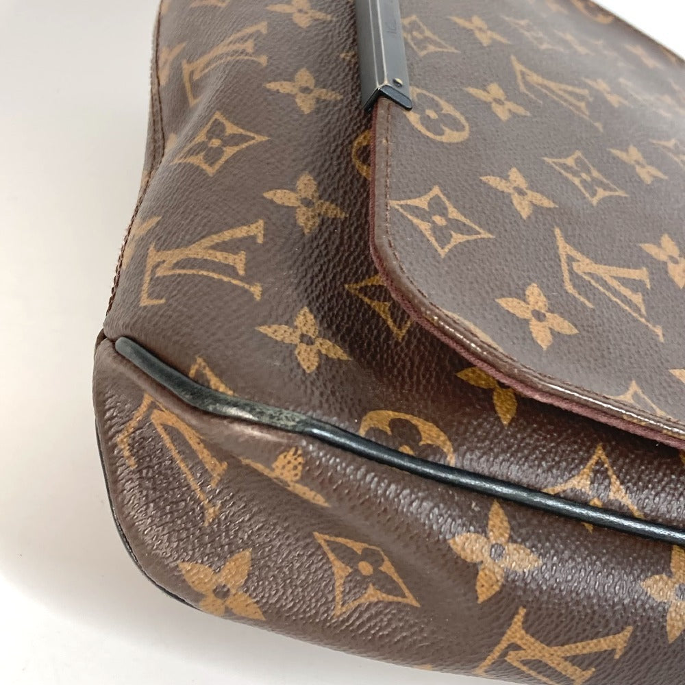 LOUIS VUITTON M40935 モノグラムマカサー ディストリクト PM ディストリクトPM カバン フラップ 斜め掛け メッセンジャーバッグ ショルダーバッグ モノグラムマカサーキャンバス ユニセックス ブラウン