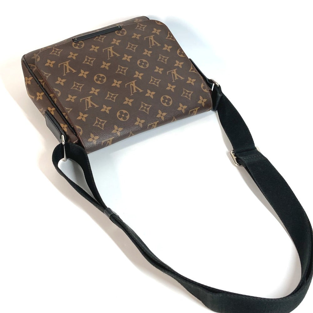 LOUIS VUITTON M40935 モノグラムマカサー ディストリクト PM ディストリクトPM カバン フラップ 斜め掛け メッセンジャーバッグ ショルダーバッグ モノグラムマカサーキャンバス ユニセックス ブラウン