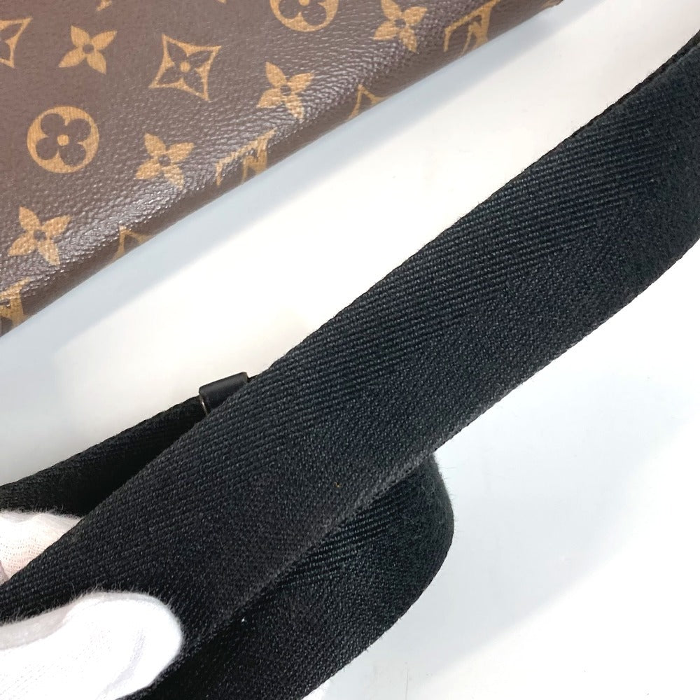 LOUIS VUITTON M40935 モノグラムマカサー ディストリクト PM ディストリクトPM カバン フラップ 斜め掛け メッセンジャーバッグ ショルダーバッグ モノグラムマカサーキャンバス ユニセックス ブラウン
