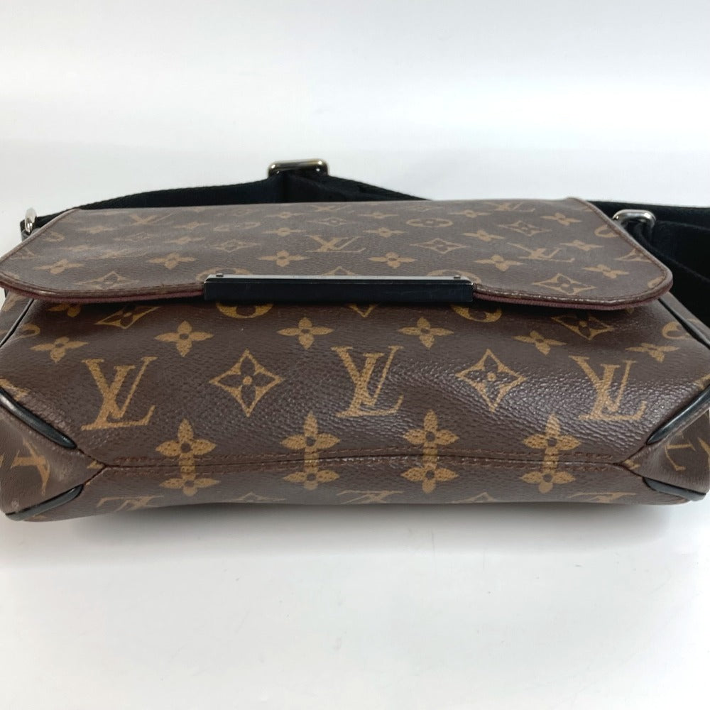 LOUIS VUITTON M40935 モノグラムマカサー ディストリクト PM ディストリクトPM カバン フラップ 斜め掛け メッセンジャーバッグ ショルダーバッグ モノグラムマカサーキャンバス ユニセックス ブラウン