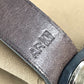 HERMES Cabag PM, a handbag/shoulder bag in brown leather/canvas.