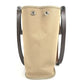 HERMES Cabag PM, a handbag/shoulder bag in brown leather/canvas.