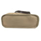 HERMES Cabag PM, a handbag/shoulder bag in brown leather/canvas.