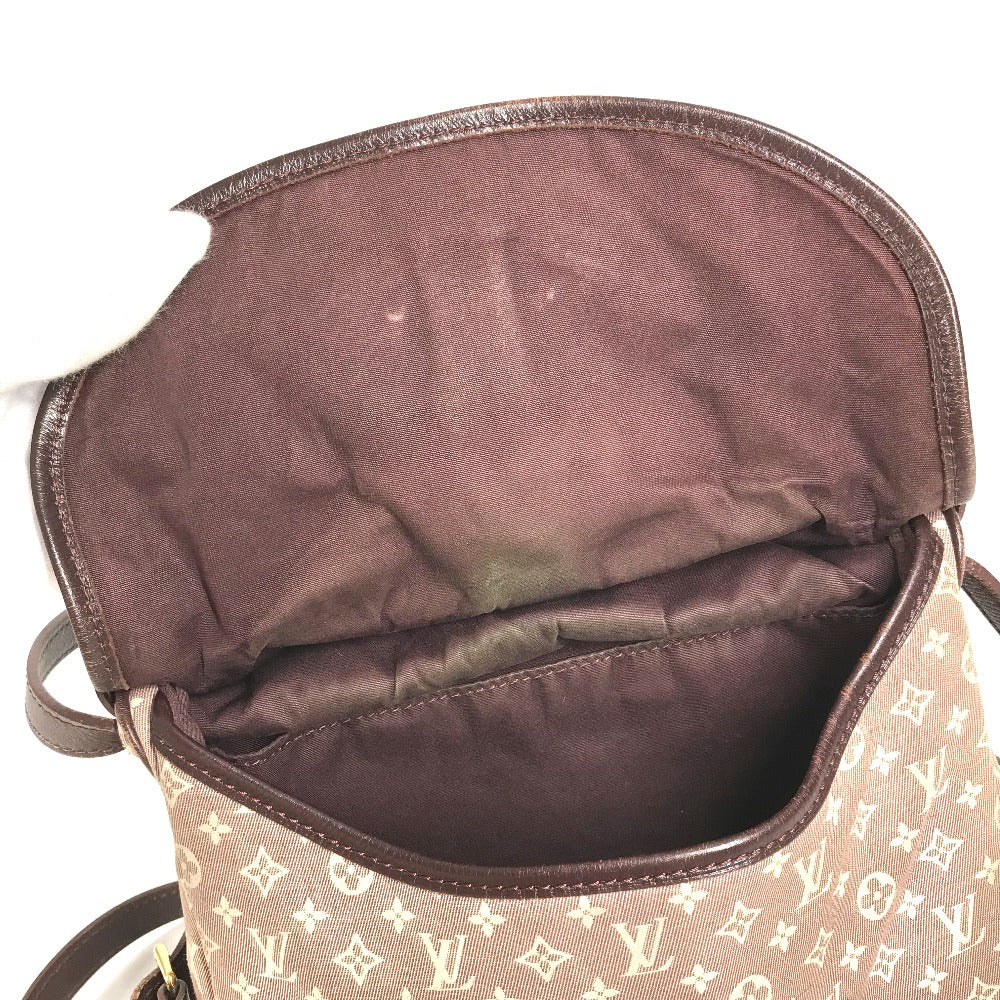 LOUIS VUITTON M40669 モノグラムイディール ソミュールPM ソミュ－ル PM フラップ カバン 斜め掛け ショルダーバッグ モノグラムイディール レディース セピア ワインレッド